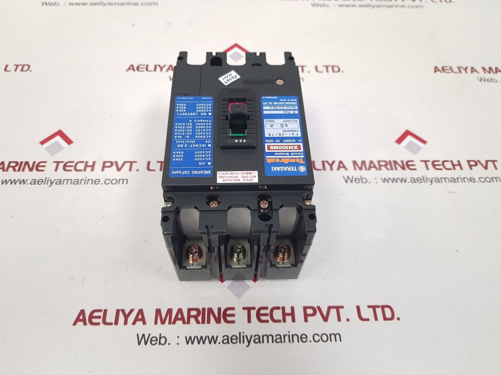 Terasaki electric xh100ns circuit breaker 40a
