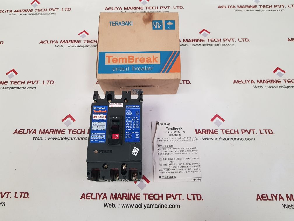 Terasaki electric xh100ns circuit breaker 60a