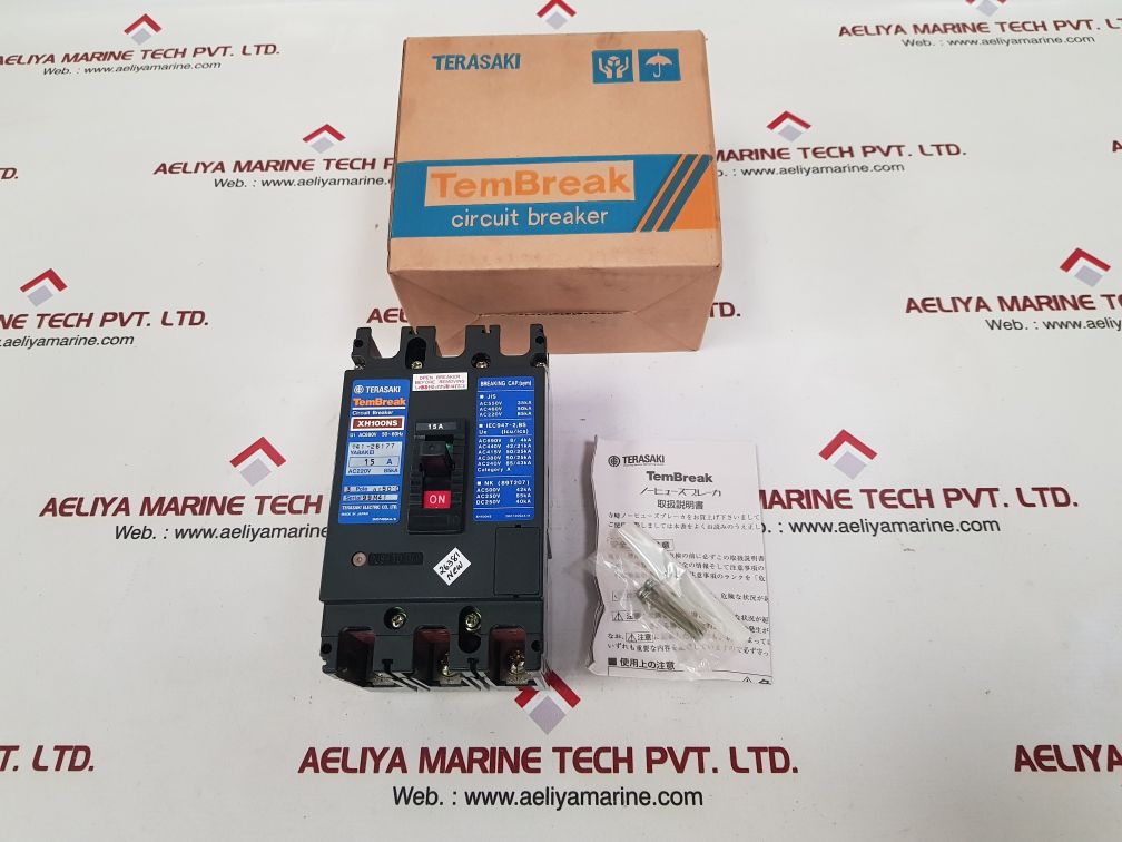Terasaki xh100ns circuit breaker 15a