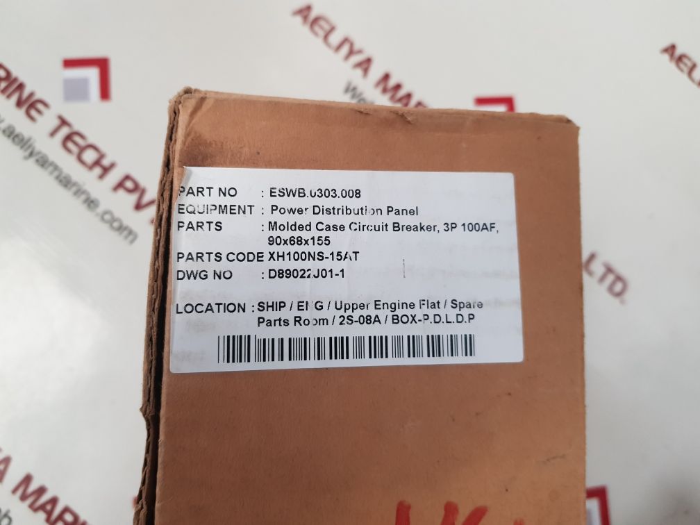 Terasaki xh100ns circuit breaker 15a
