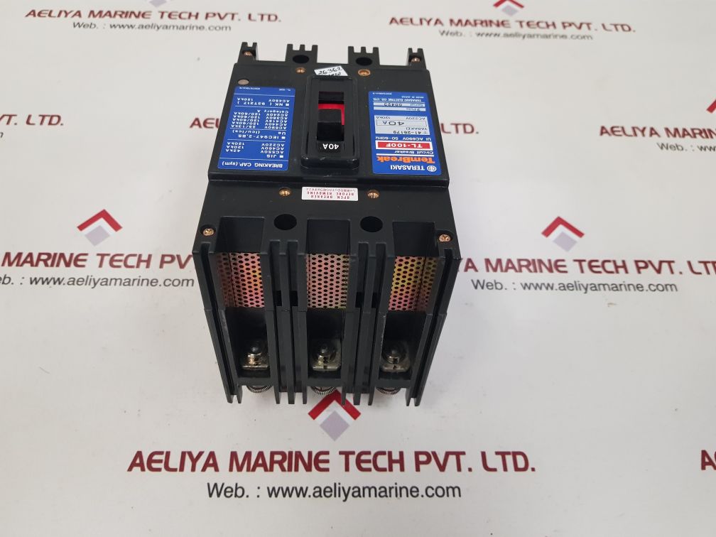 Terasaki electric tl-100f circuit breaker 40a NEW