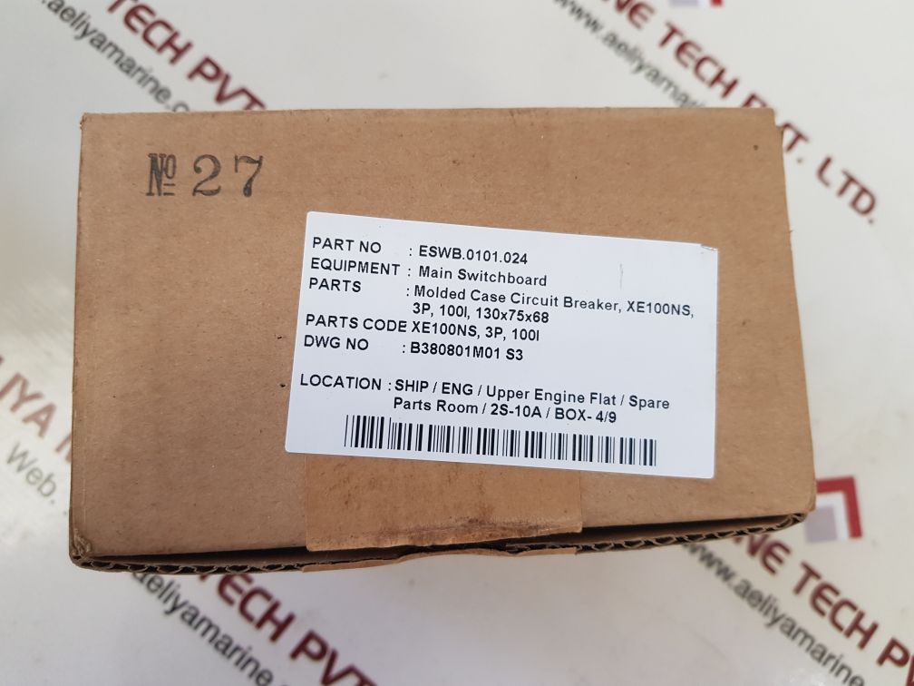 Terasaki xe100ns circuit breaker 100a