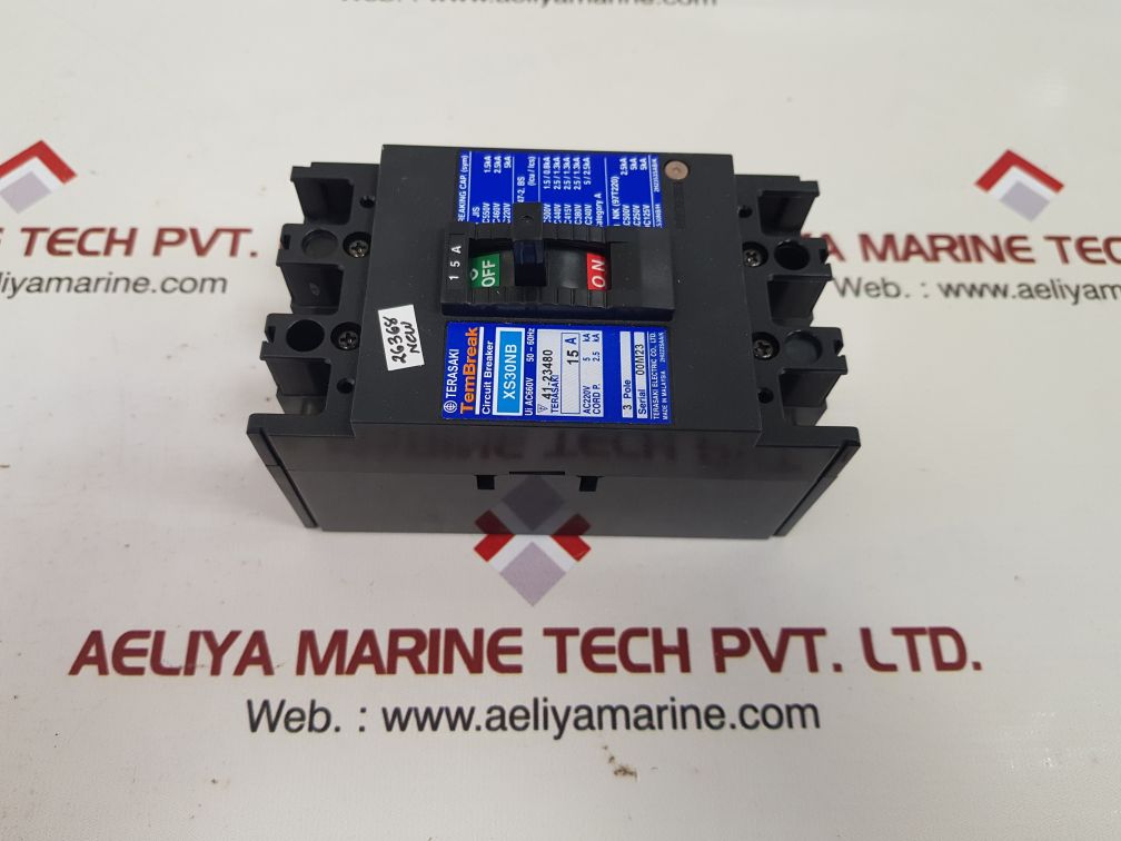 Terasaki xs30nb circuit breaker 15a