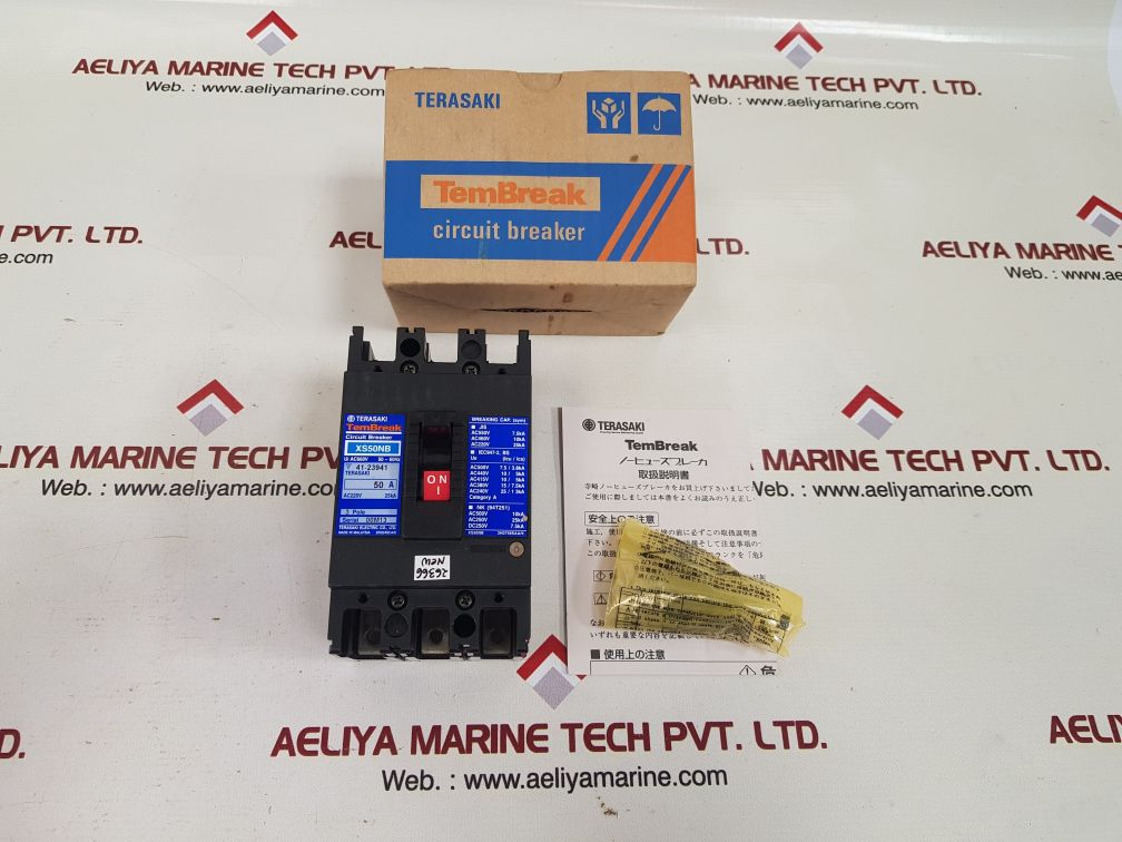 Terasaki xs50nb 3-pole circuit breaker 50a