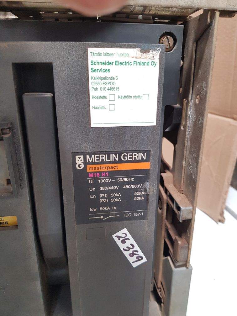 Merlin gerin m16 h1 circuit breaker