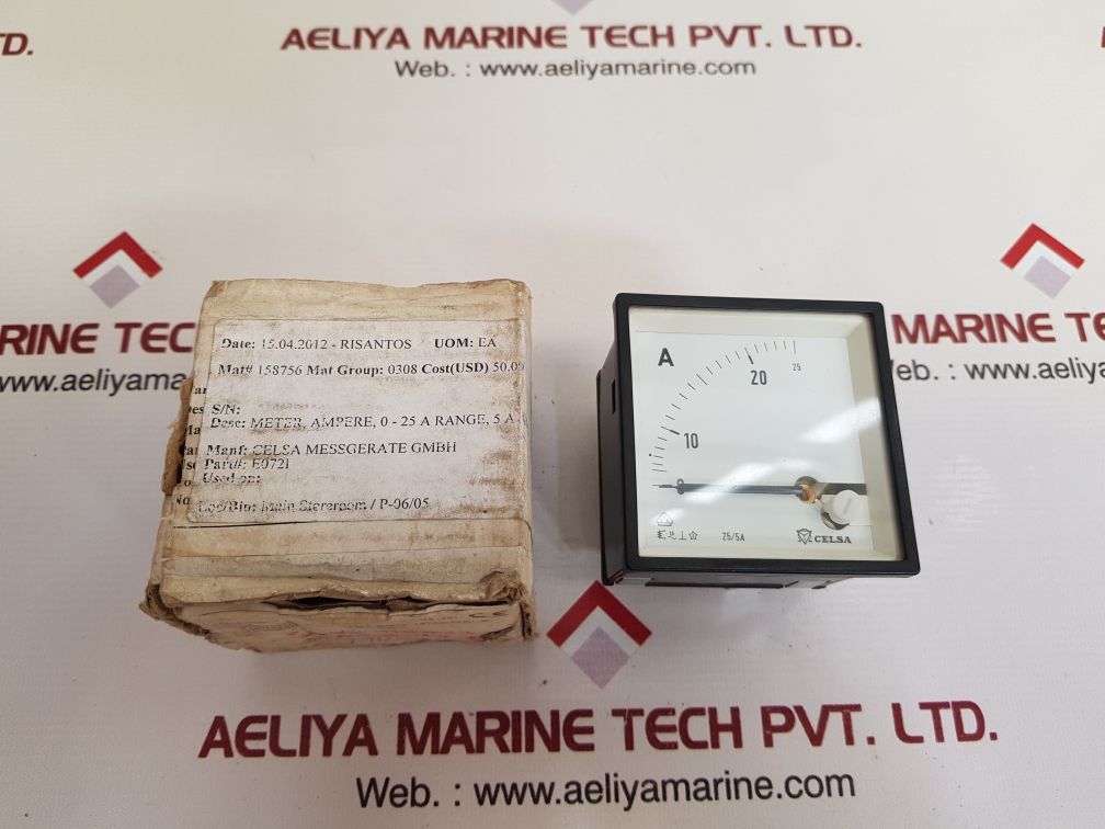 Celsa 25/5a ampere meter