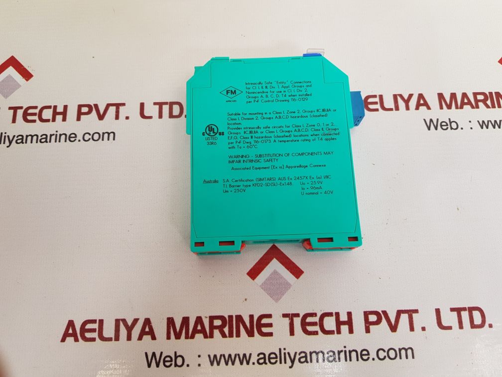 Pepperl+fuchs kfd2-sd-ex1.48 k-system solenoid driver 72044