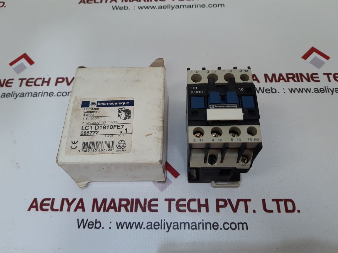 Telemecanique lc1 d1810fe7 contactor