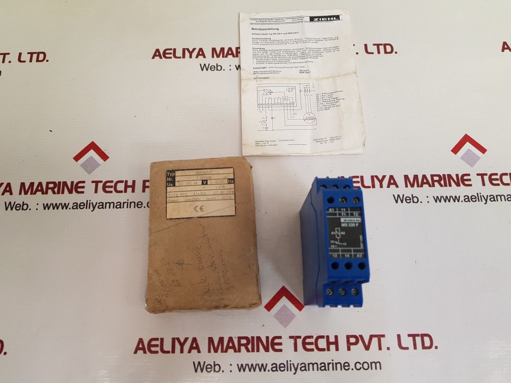 Ziehl ms 220 f frequency relay t 221900 new
