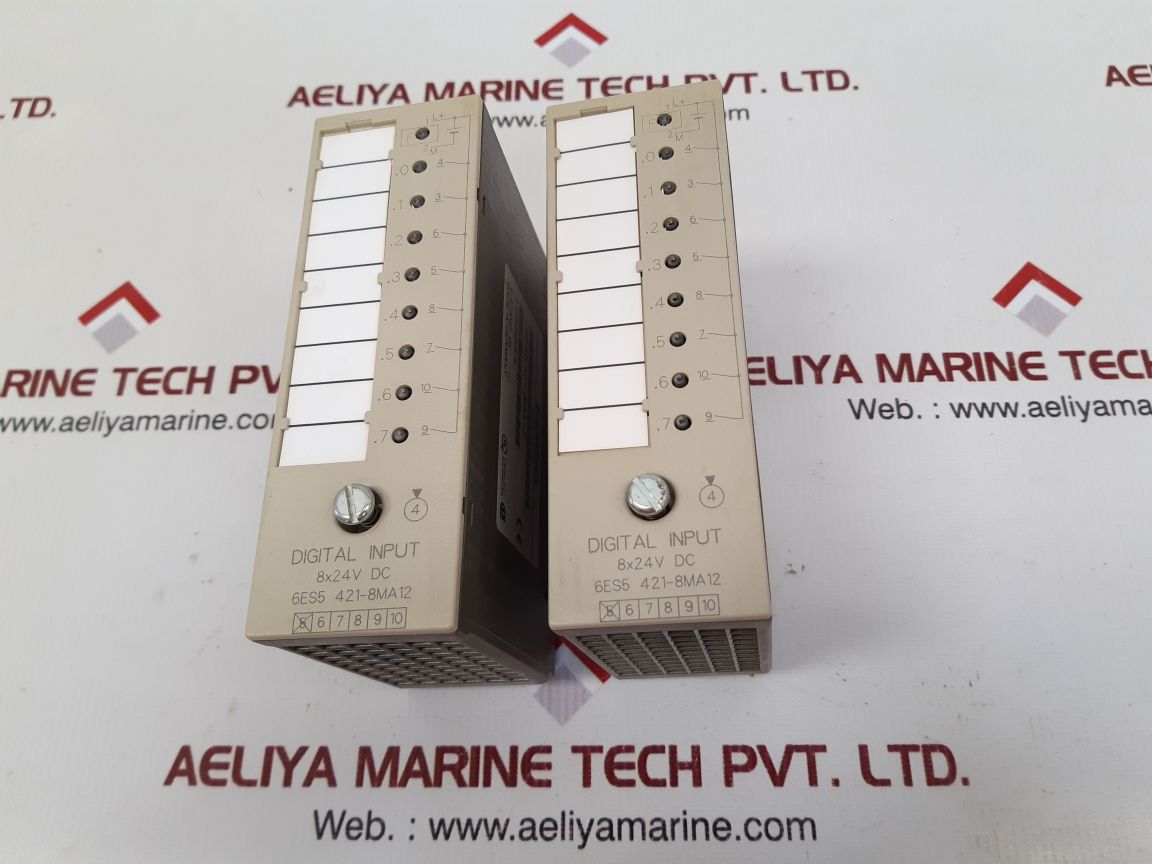 Siemens 6es5 421-8ma12 simatic s5 digital input module e-stand:05
