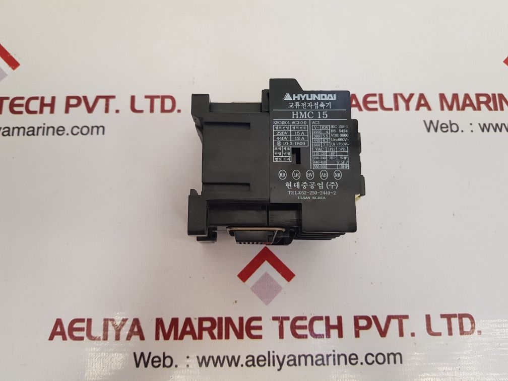 Hyundai hmc 15 w11 magnetic contactor