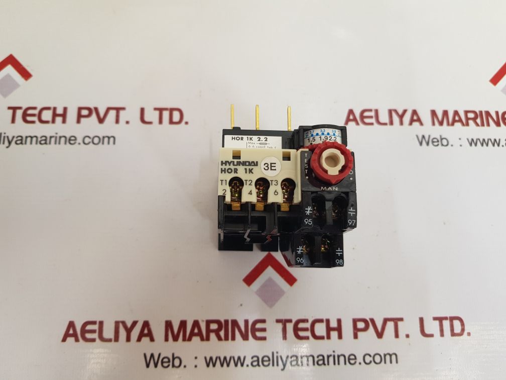 Hyundai hor 1k 2.2 thermal overload relay hor 1k 3e