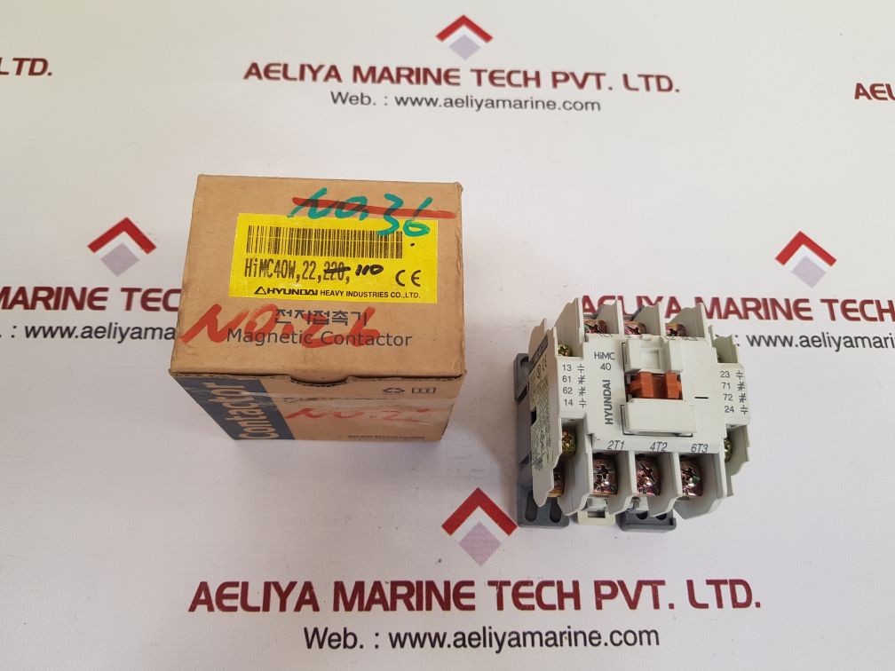 Hyundai himc 40 magnetic contactor 100...110v 60hz – Aeliya Marine Tech®