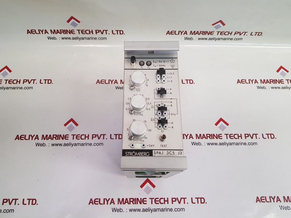 Stromberg/abb spaj 3c5 j3 time relay 17...40v-