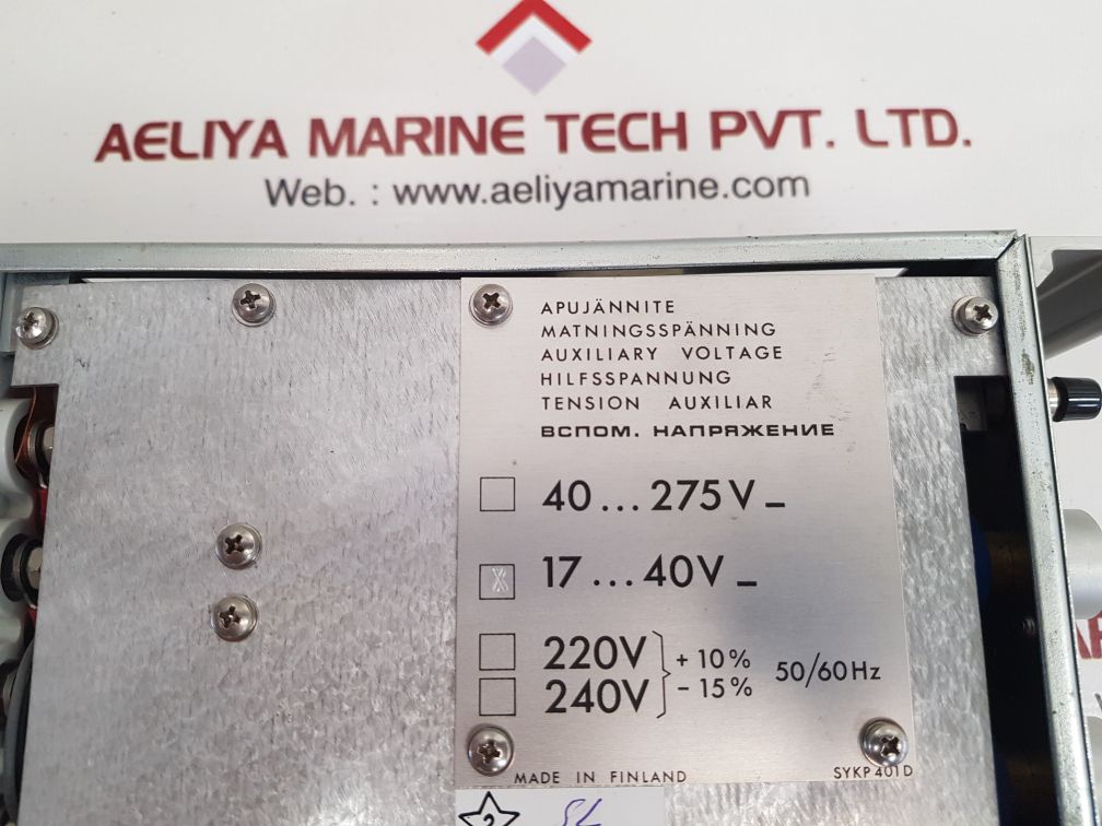 Stromberg/abb spaj 3c5 j3 time relay 17...40v-