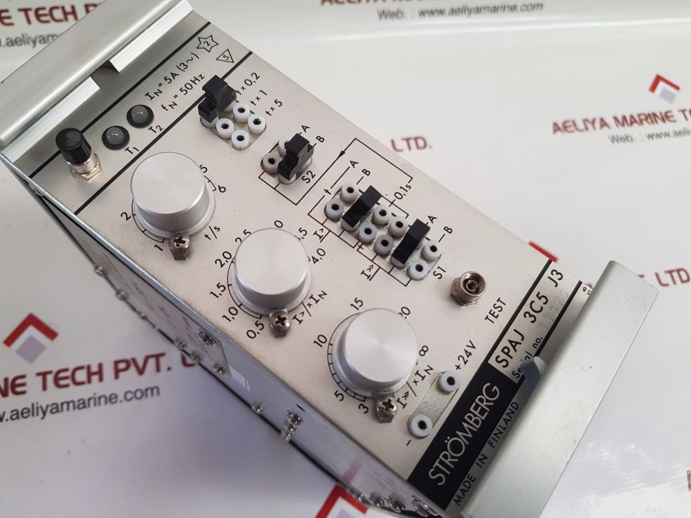 Stromberg/abb spaj 3c5 j3 time relay 17...40v-