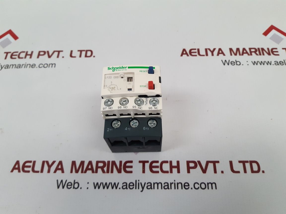 Schneider electric lr3d 086 overload relay