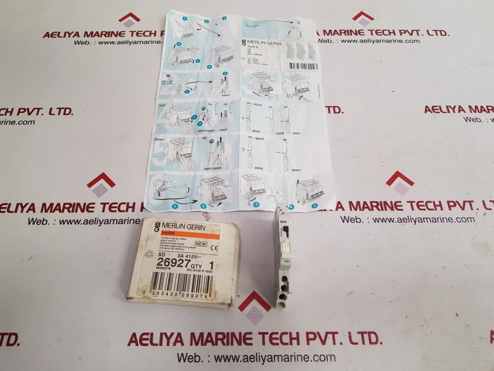 Merlin gerin sd 26927 multi9 alarm switch
