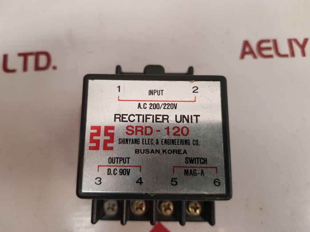 Shinyang Srd-120 Rectifier Unit