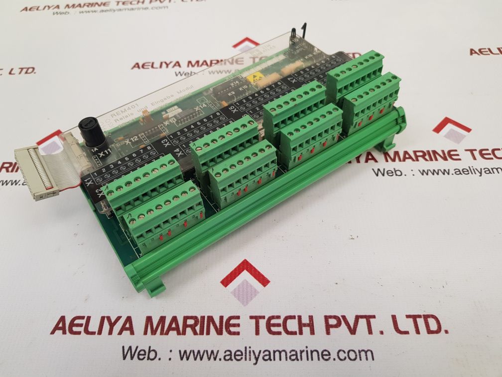 Stn atlas elektronik rem 401 relay and input module 271.123 854/e Used