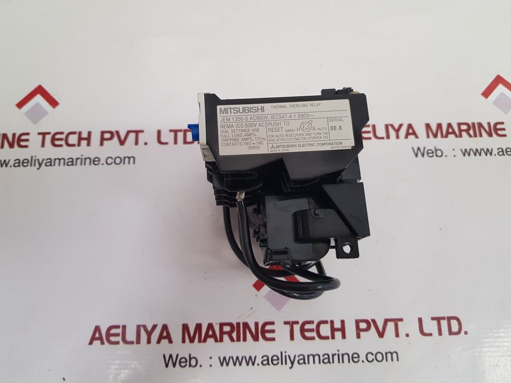 Mitsubishi electric th-n20 11a thermal overload relay
