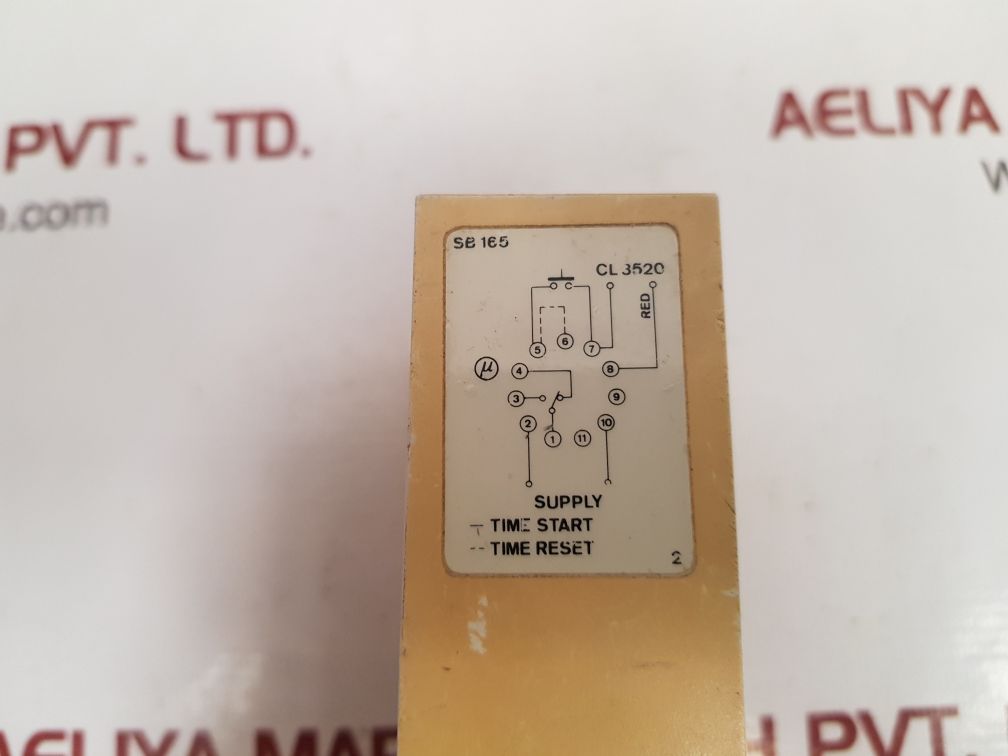 Electromatic sb 165 230 interval timer with base