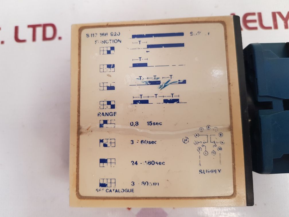 Electromatic s 117166 920 combi timer 20-265 vac-dc