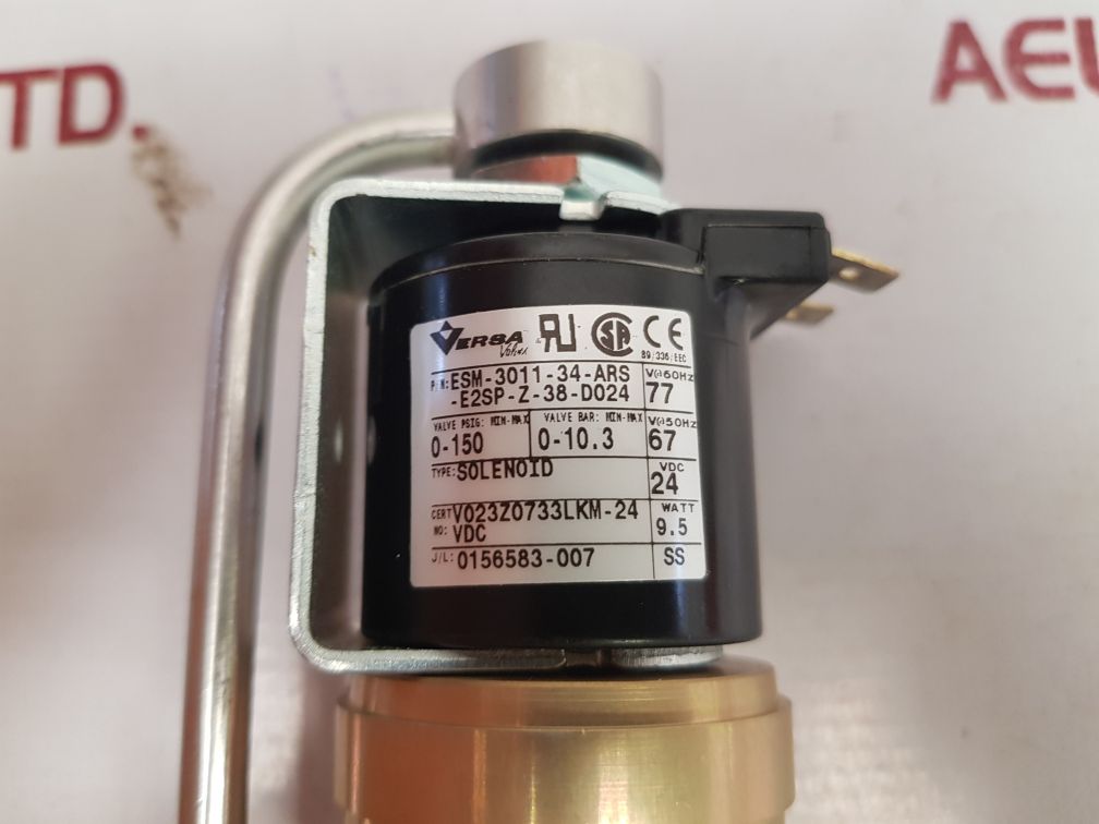 Versa esm-3011-34-ars-e2sp-z-38-d024 pneumatic directional valve New