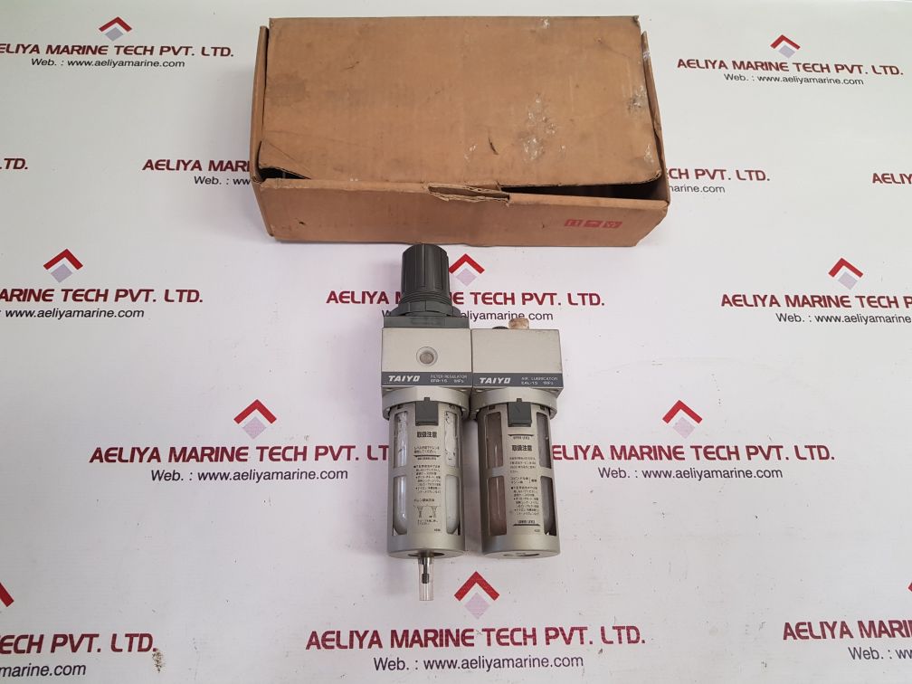 Taiyo efr-15 filter regulator with eal-15 air lubricator