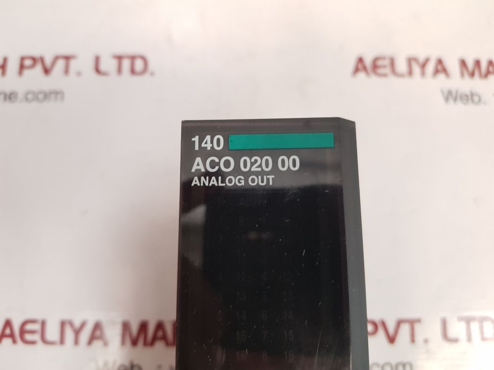 Schneider 140 aco 020 00 analog output module