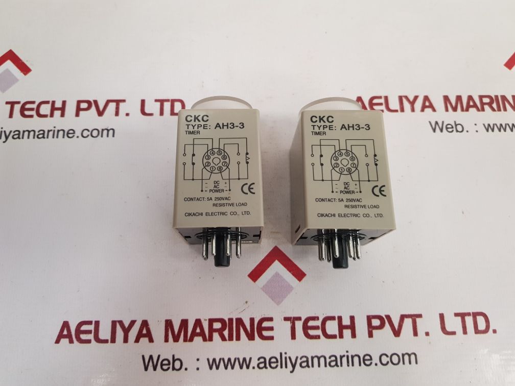 Cikachi electric ah3-3 time delay relay