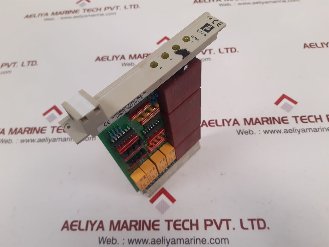 Pepperl + fuchs eg4-r switch amplifier module 048744