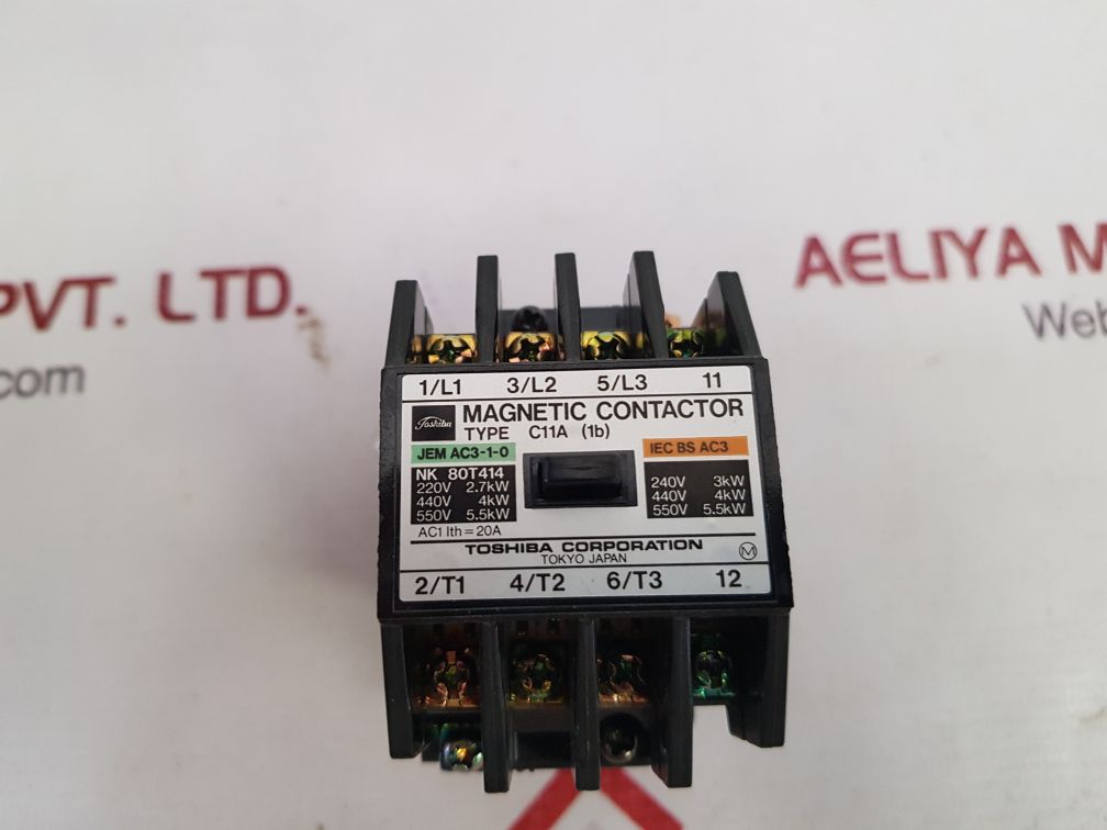Toshiba c11a (1b) magnetic contactor