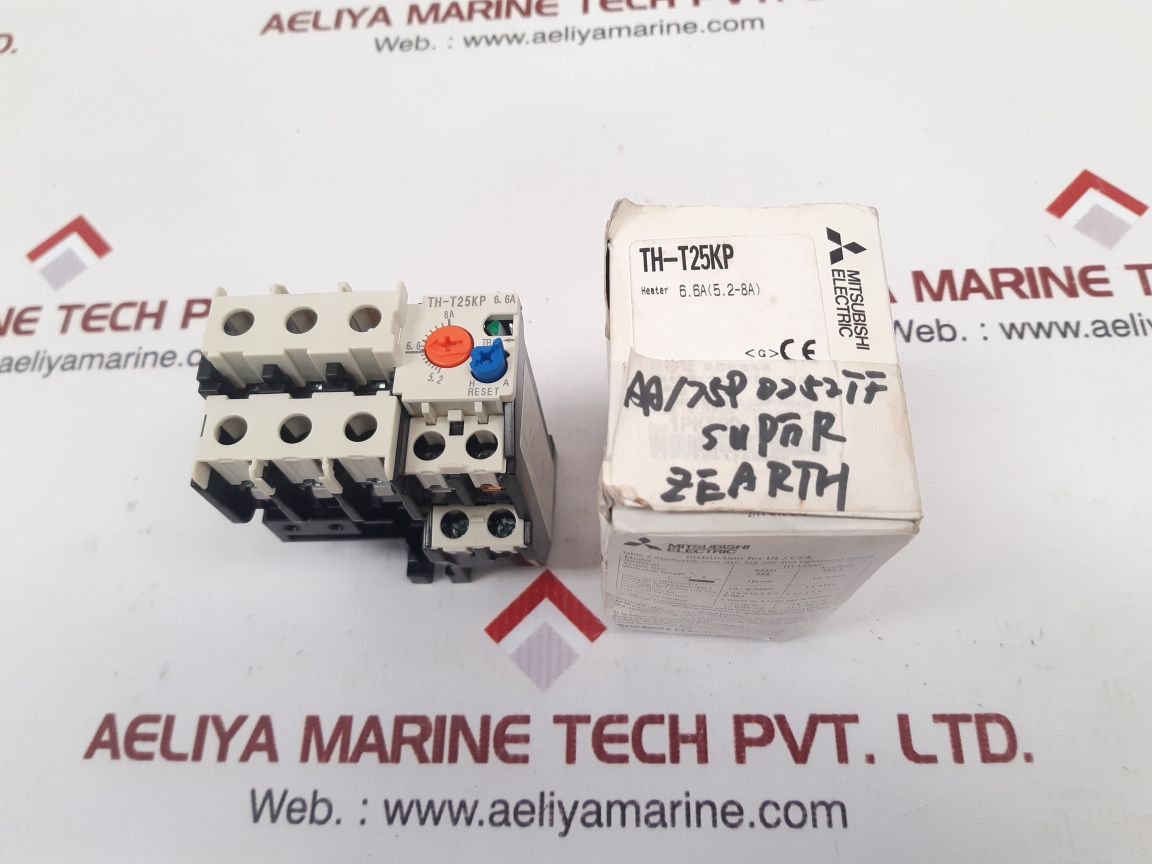 Mitsubishi electric th-t25kp thermal overload relay 6.6a