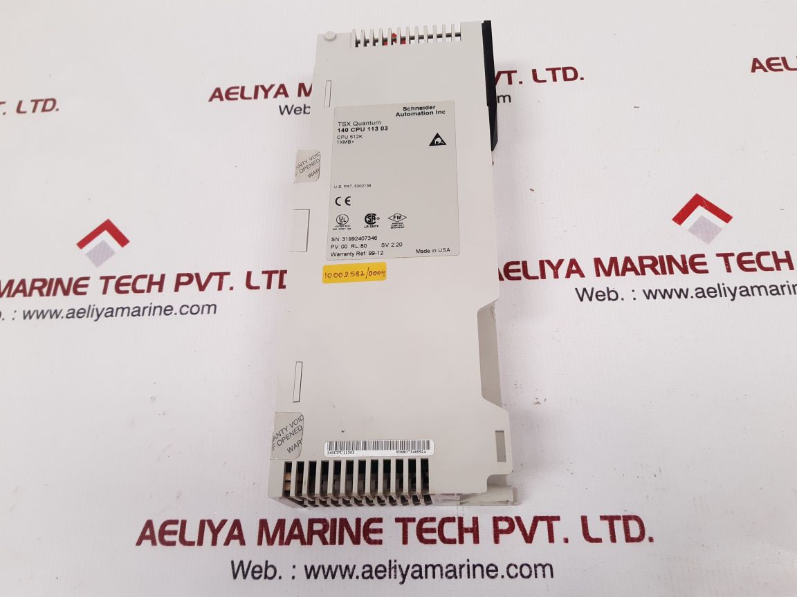 Schneider 140 cpu 113 03 tsx quantum cpu512k controller module
