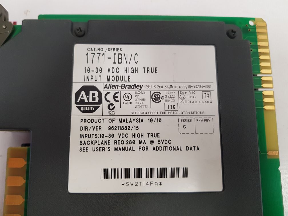 Allen-bradley 1771-ibn Ser.C Input Module