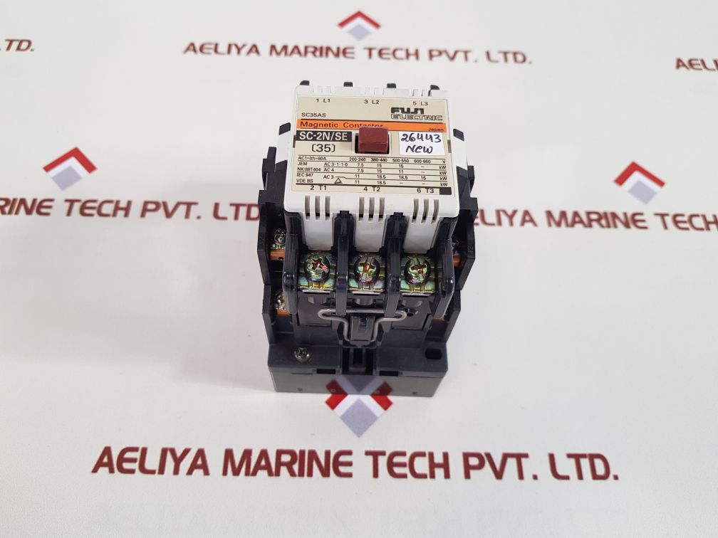 Fuji electric sc-2n/se(35) magnetic contactor