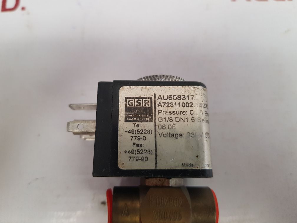 Gsr K0511890 Solenoid Valve
