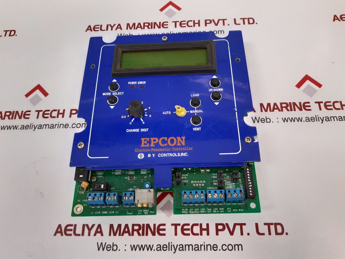Bys controls epcon-1 electro-pneumatic controller rev 2.3