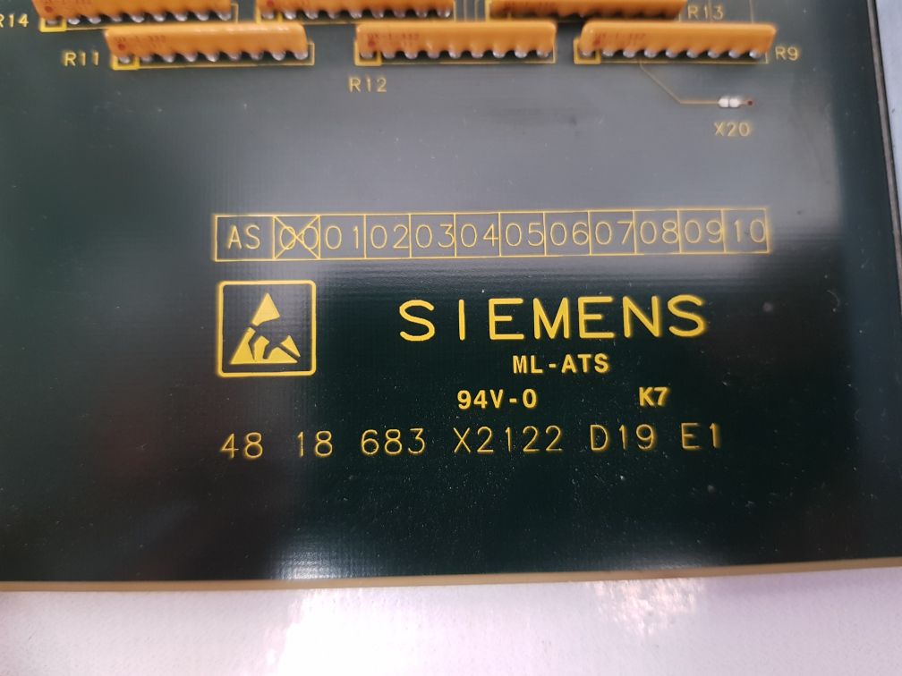Siemens 48 18 683 X2122 D19 E1 Pcb Card Ml-ats