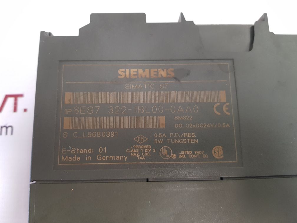 Siemens Simatic S7 6Es7 322-1Bl00-0Aa0 Output Module Used