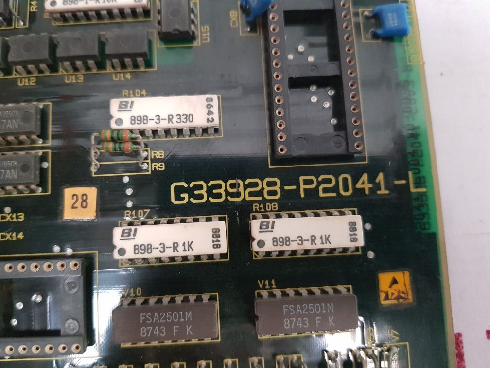Siemens/Simos 6fs3106-2ac pcb card ae-pt100-24e used