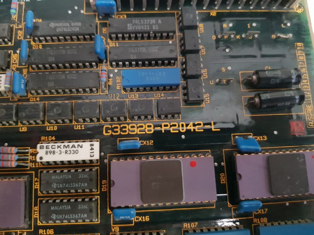 Siemens/simos g33928-p2042-l pcb card 6fs3106-5ac