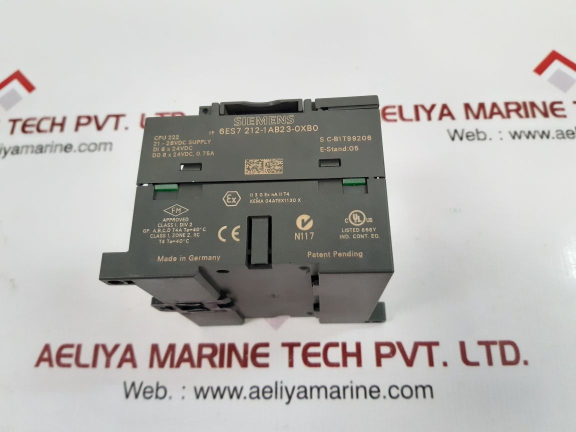 Siemens 1p 6es7 212-1ab23-0xb0 plc module Used
