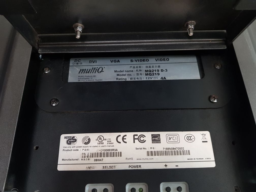 Multiq Mq219 D-3 Touch Monitor