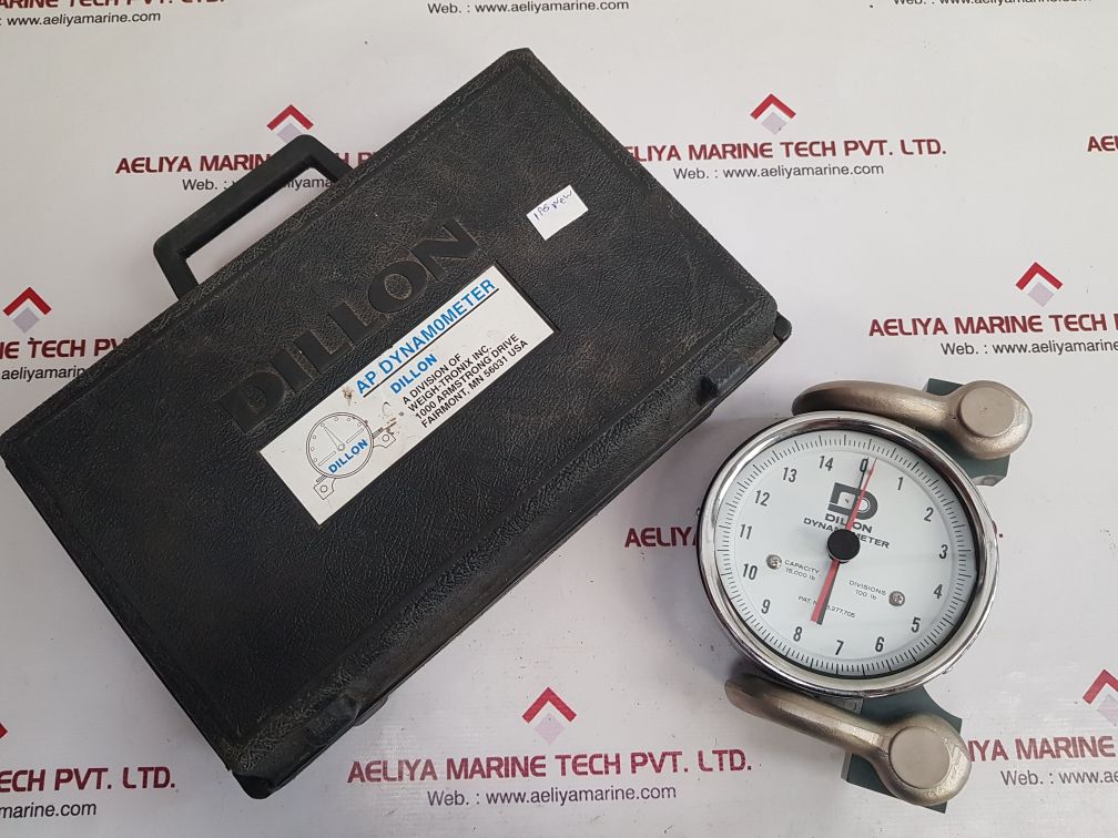 Dillon 3,277,705 ap dynamometer 15000 lb 5” dyna