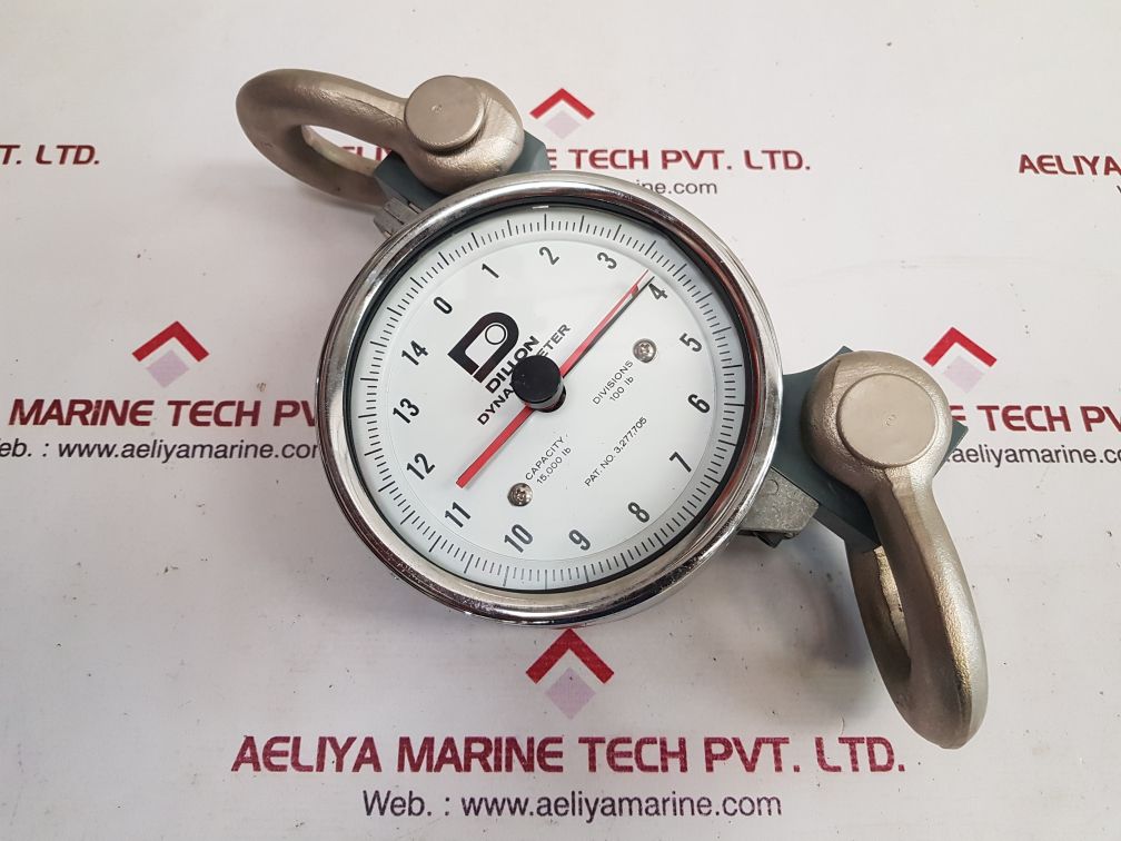 Dillon 3,277,705 ap dynamometer 15000 lb 5” dyna