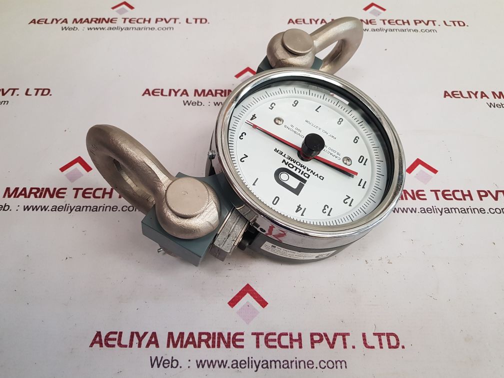 Dillon 3,277,705 ap dynamometer 15000 lb 5” dyna