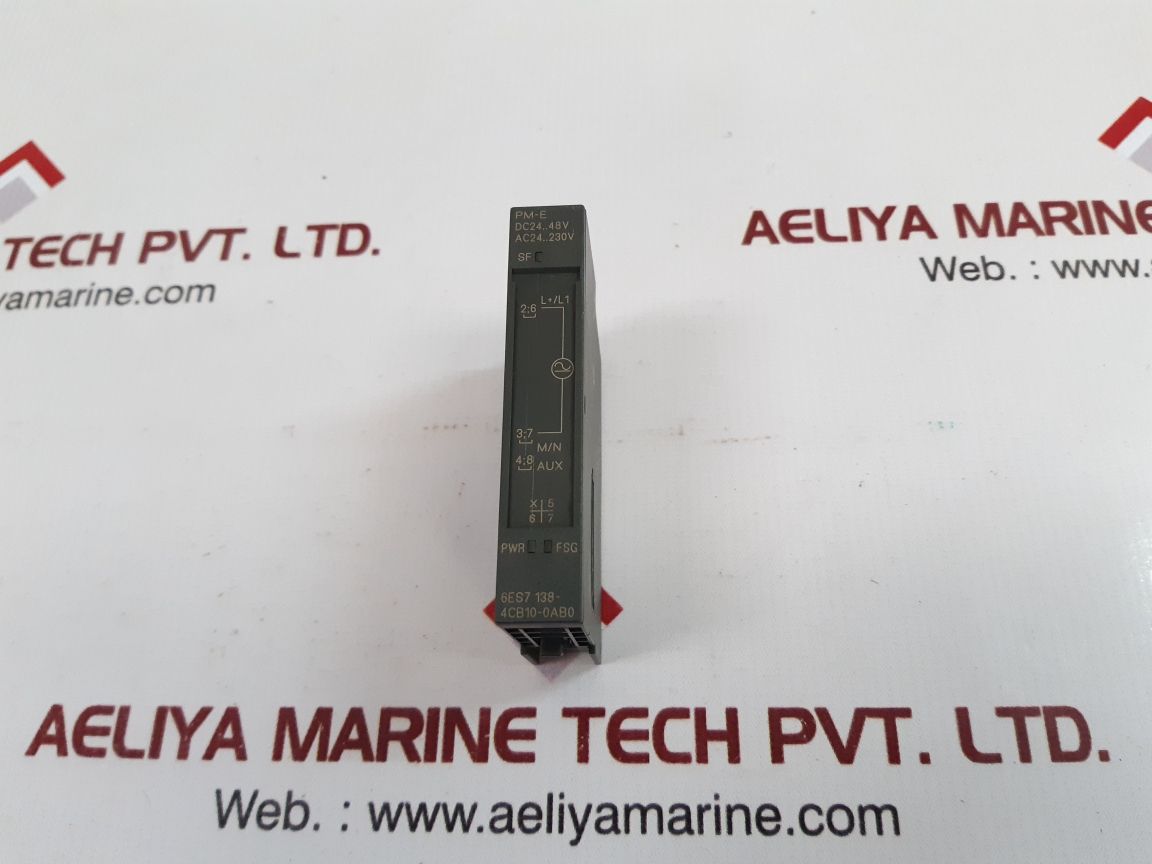 Siemens simatic s7 power module 6es7 138-4cb10-0ab0