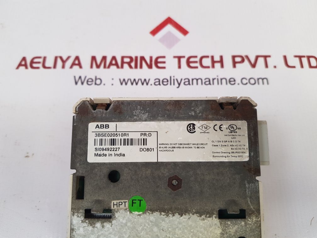 Abb do801 digital input module 3bse020510r1 Used